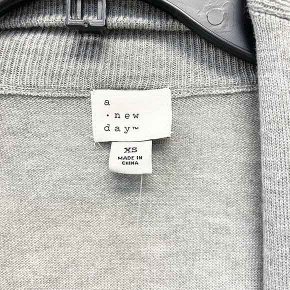A New Day Women's Duster Cardigan Long Sleeve Sweater Gray Size XS - Picture 5 of 5
